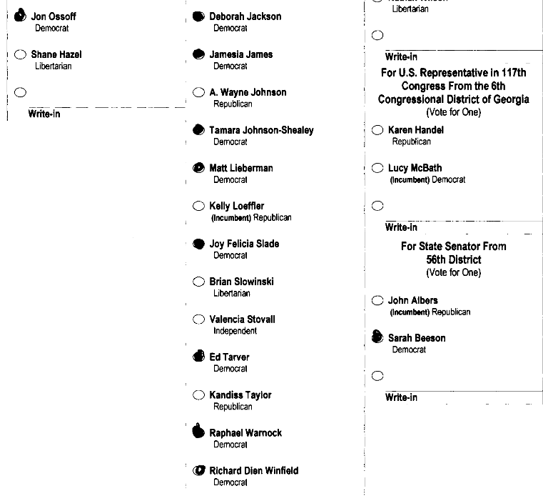 Multiple Senate Votes