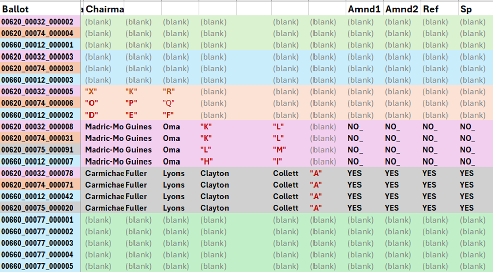 Paulding county test ballots